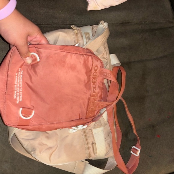 Adidas Crossbody Bag in Coral Pink - Picture 2 of 3